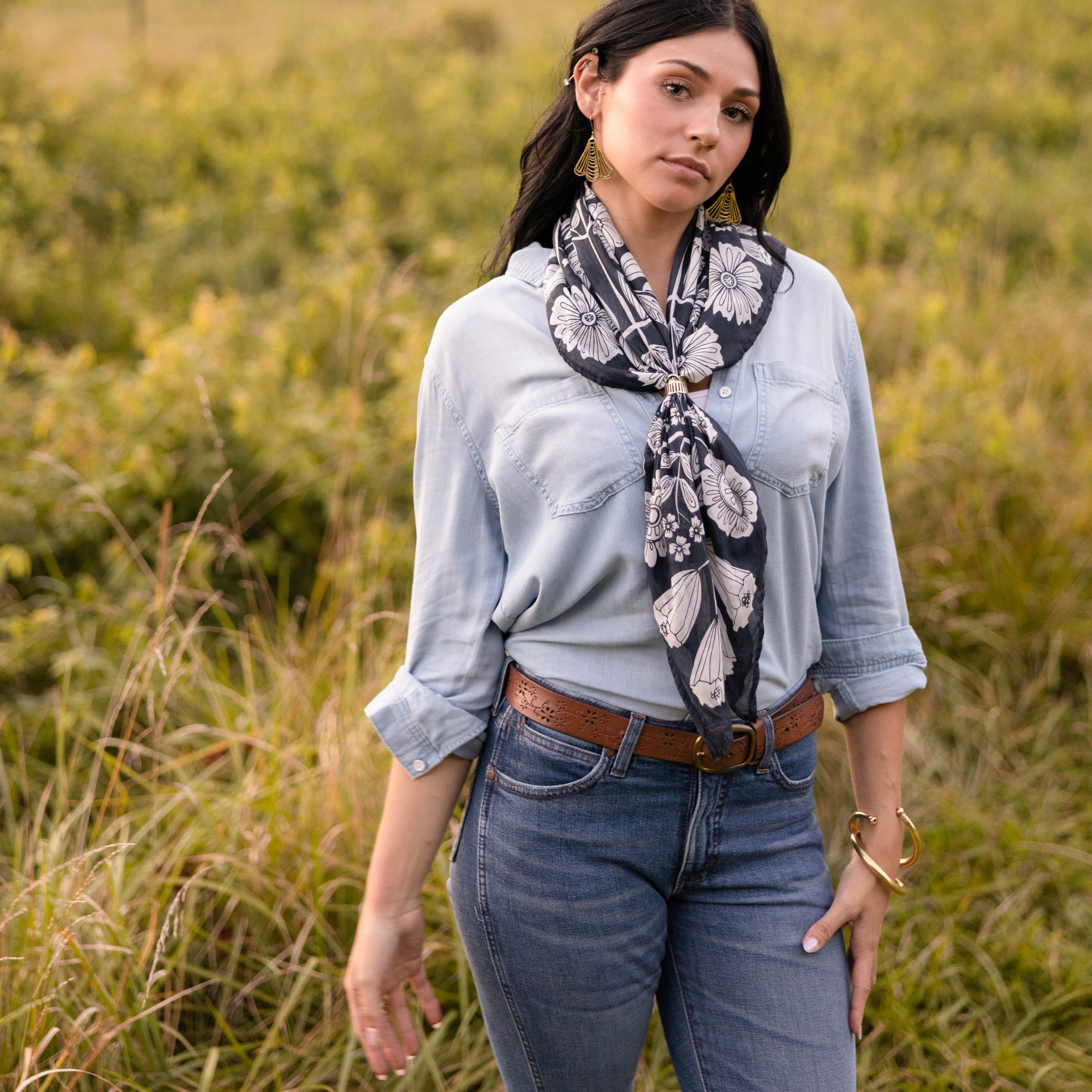 Handker Bandanas - 34" Wild Rag Fiona Bandana