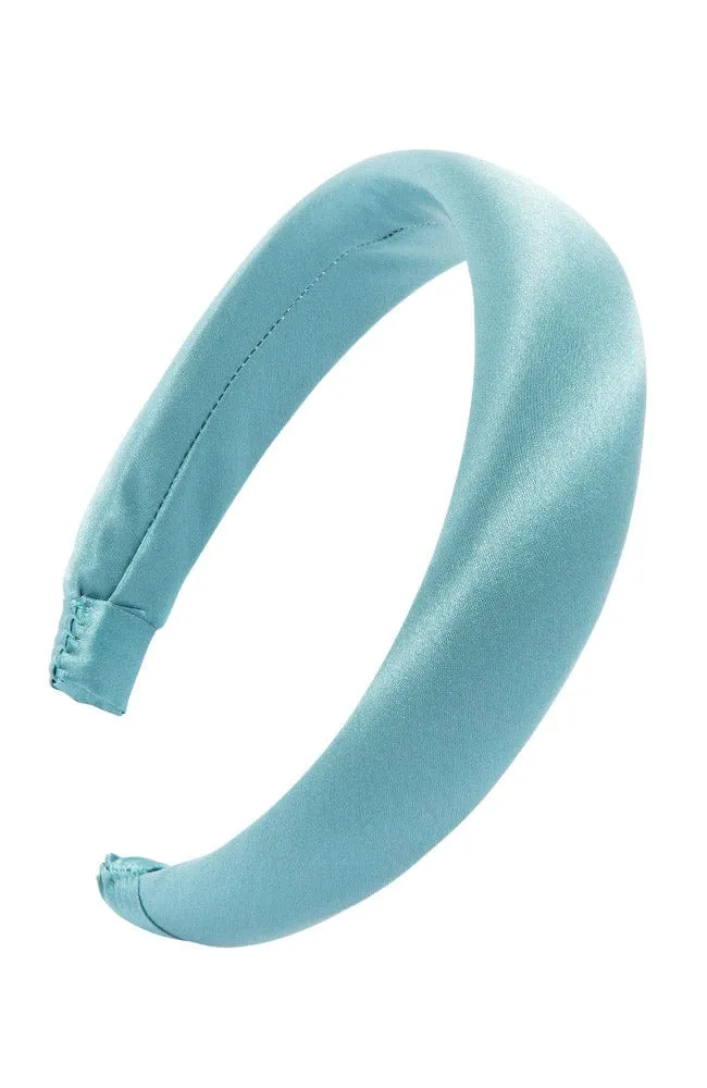 1 1/2" Padded Headband - Silk Charmeuse