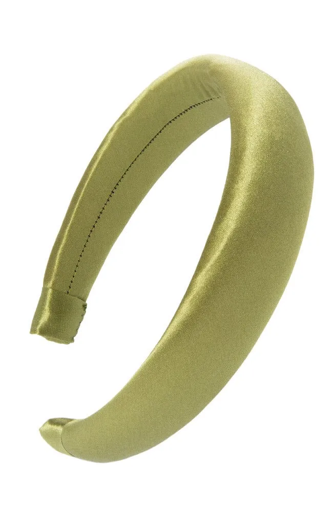 1 1/2" Padded Headband - Silk Charmeuse