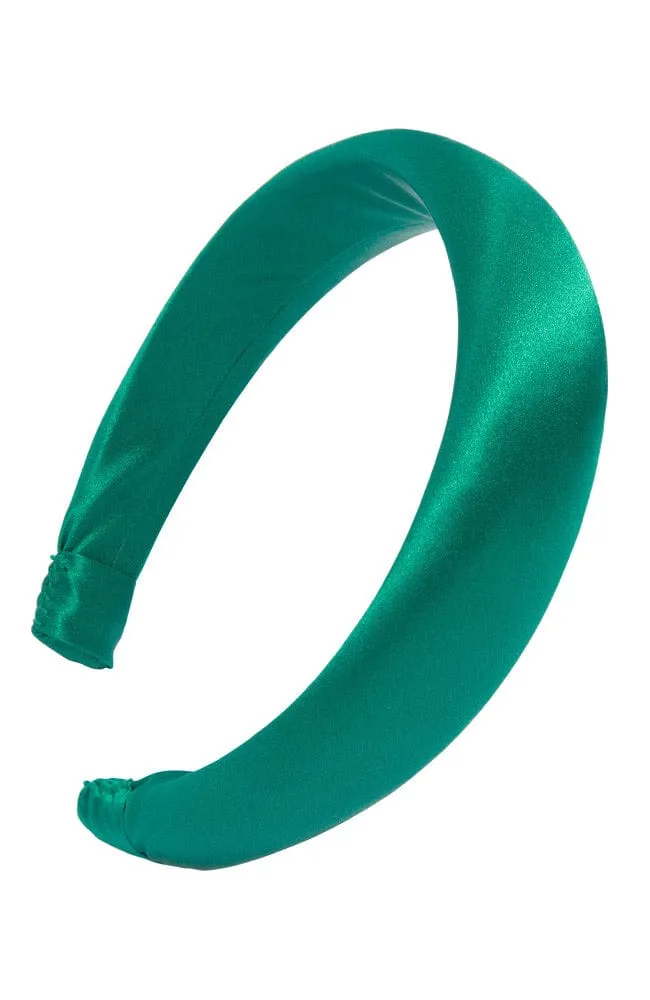 1 1/2" Padded Headband - Silk Charmeuse