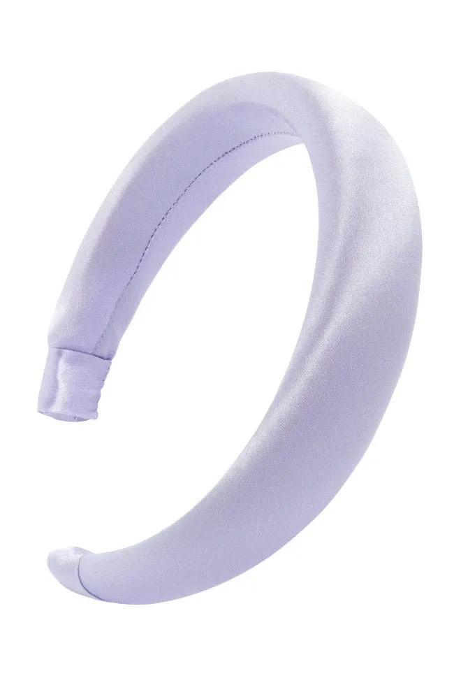 1 1/2" Padded Headband - Silk Charmeuse