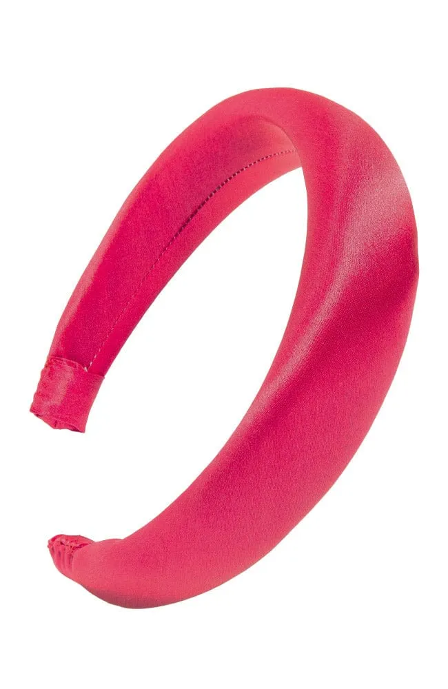 1 1/2" Padded Headband - Silk Charmeuse