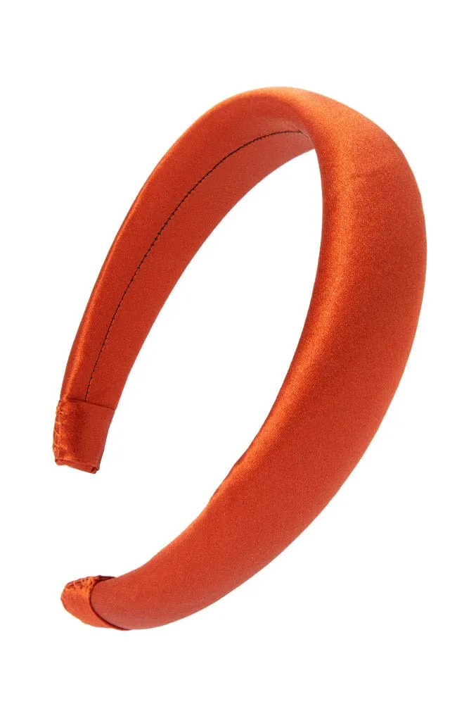 1 1/2" Padded Headband - Silk Charmeuse