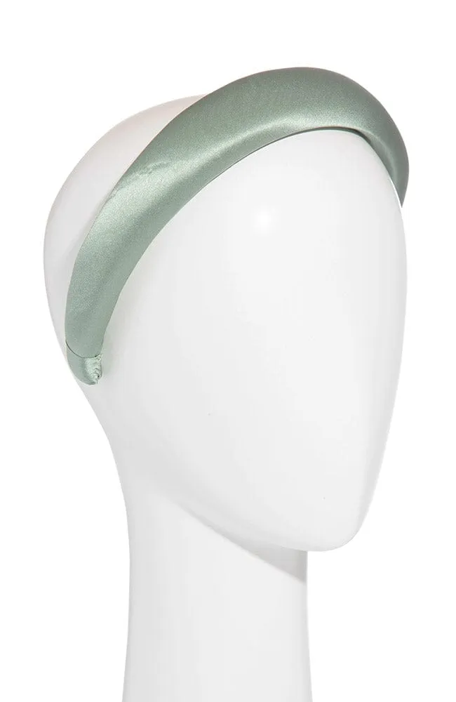 1 1/2" Padded Headband - Silk Charmeuse