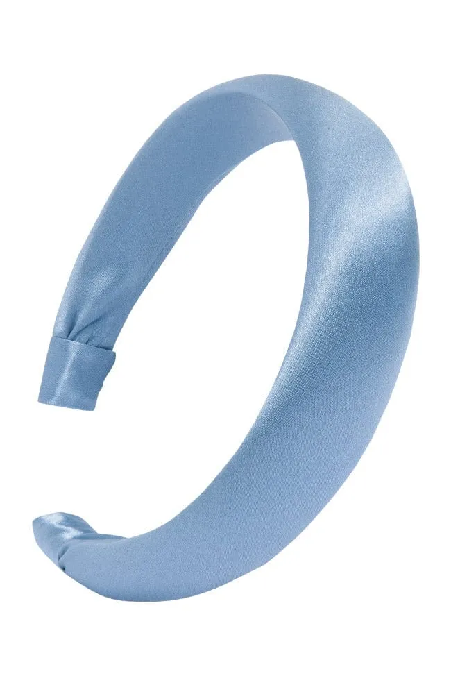 1 1/2" Padded Headband - Silk Charmeuse