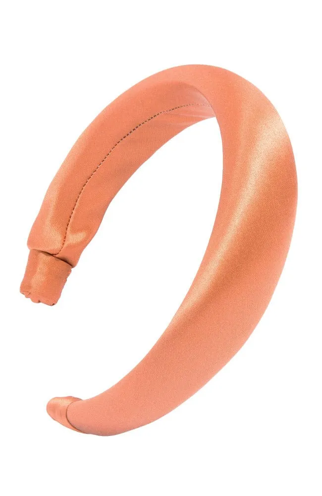 1 1/2" Padded Headband - Silk Charmeuse