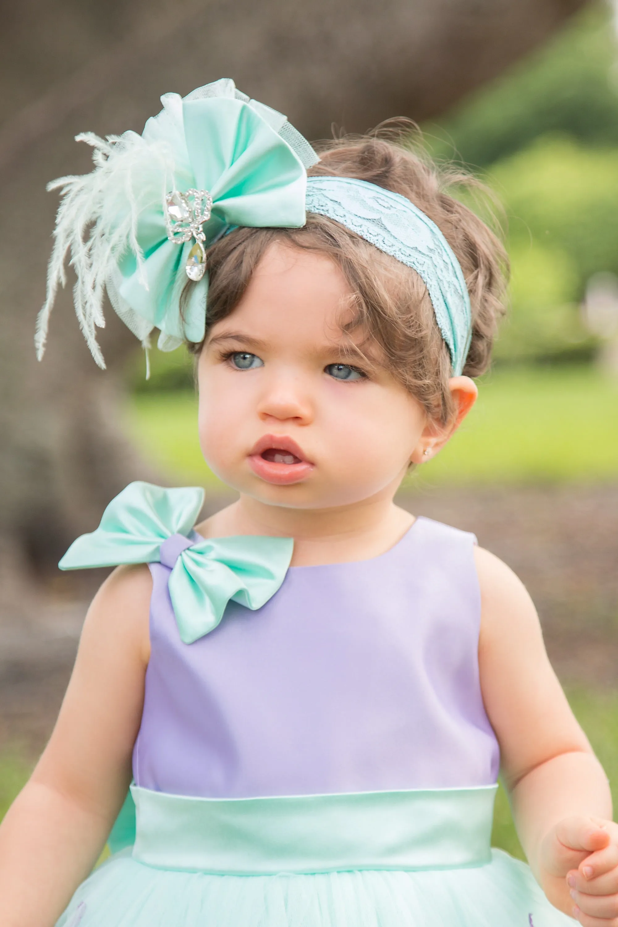 Alana  Dress Mint & Lavender