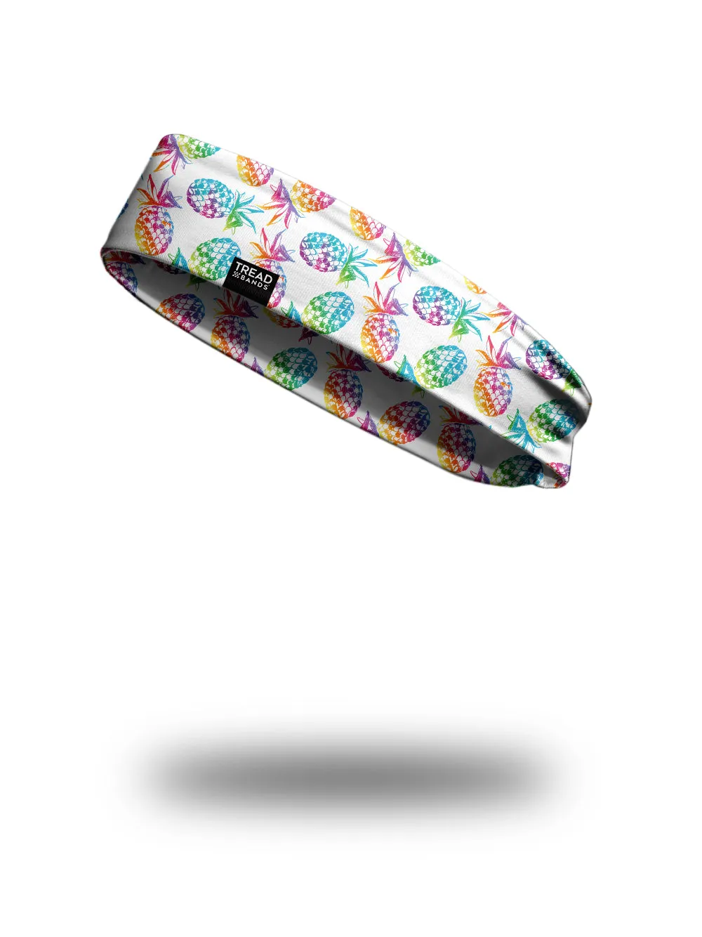 All-Season Contoured Headband - Electric Pineapples