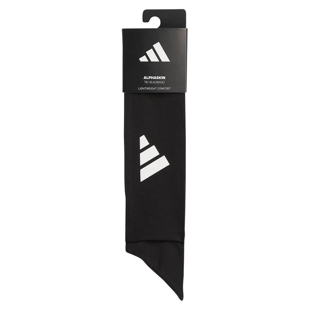 Alphaskin Tie 2 Headband Black and White