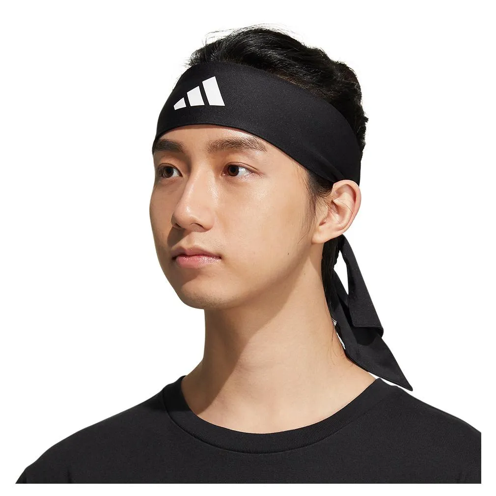 Alphaskin Tie 2 Headband Black and White