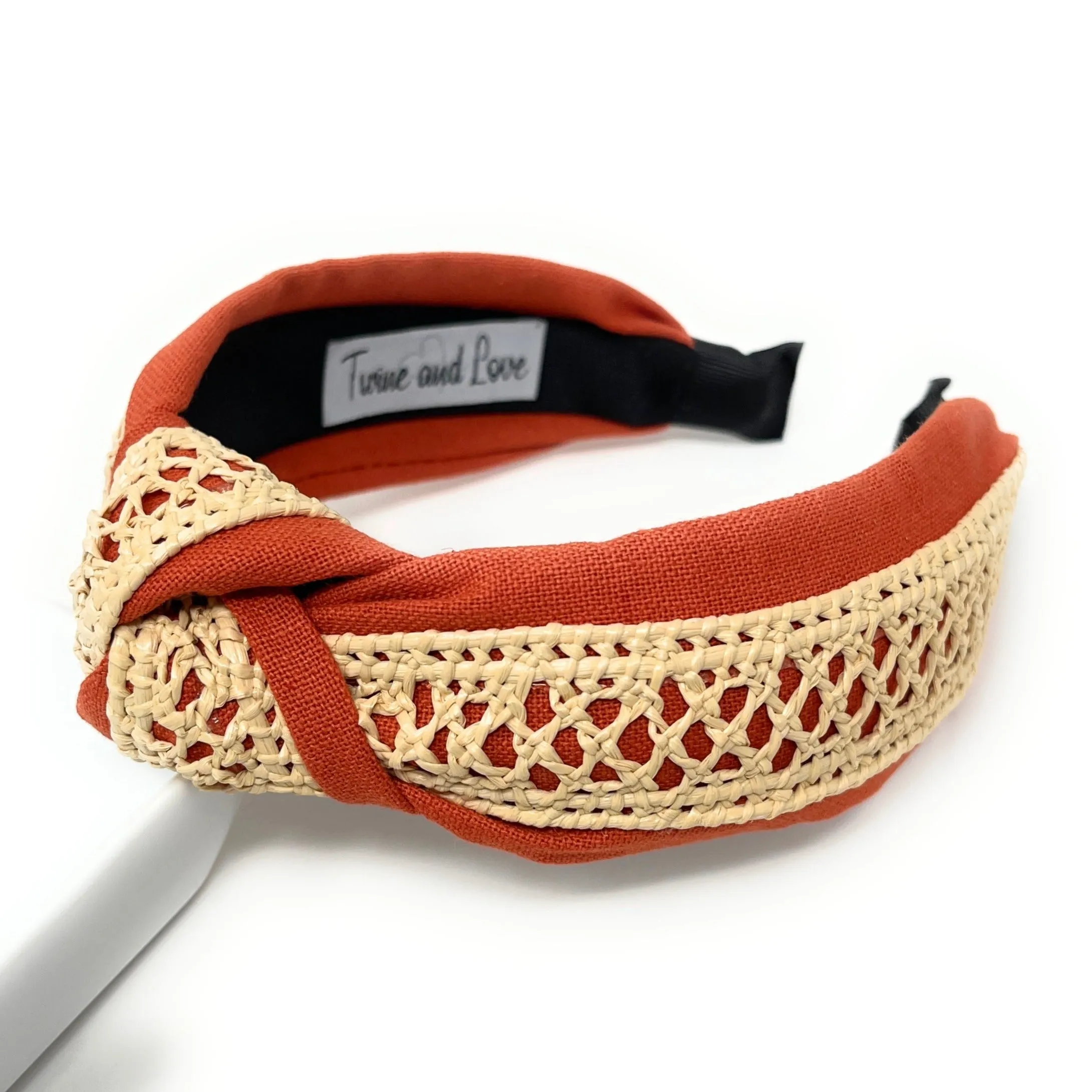 Ari Raffia Woven Top Knot Headband (more colors)