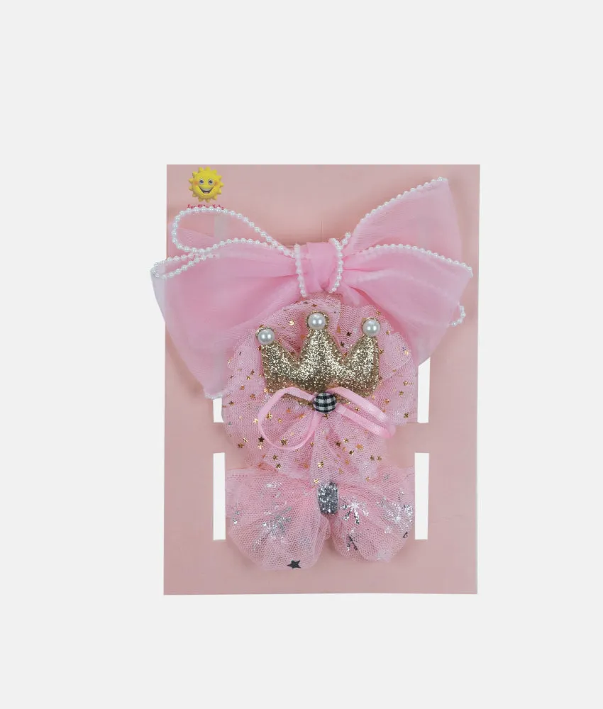 Assorted Baby Headband - Pink Gold Crown