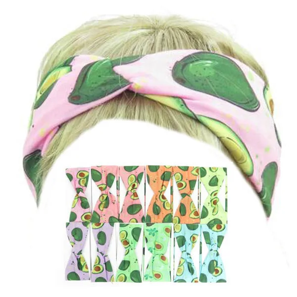 Avocado Print Headband B907 (12 units)