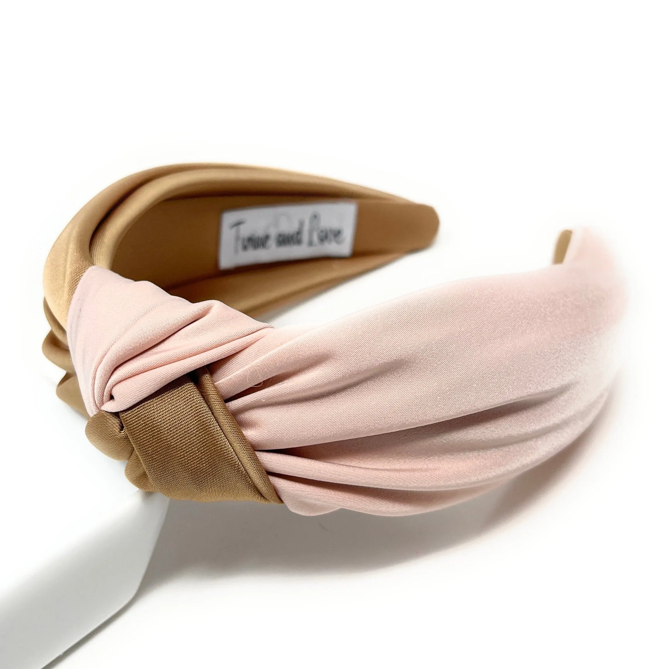 Beige Blush Top Knotted Headband