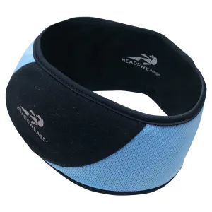 Black and Sport Light Blue Thermal Headband