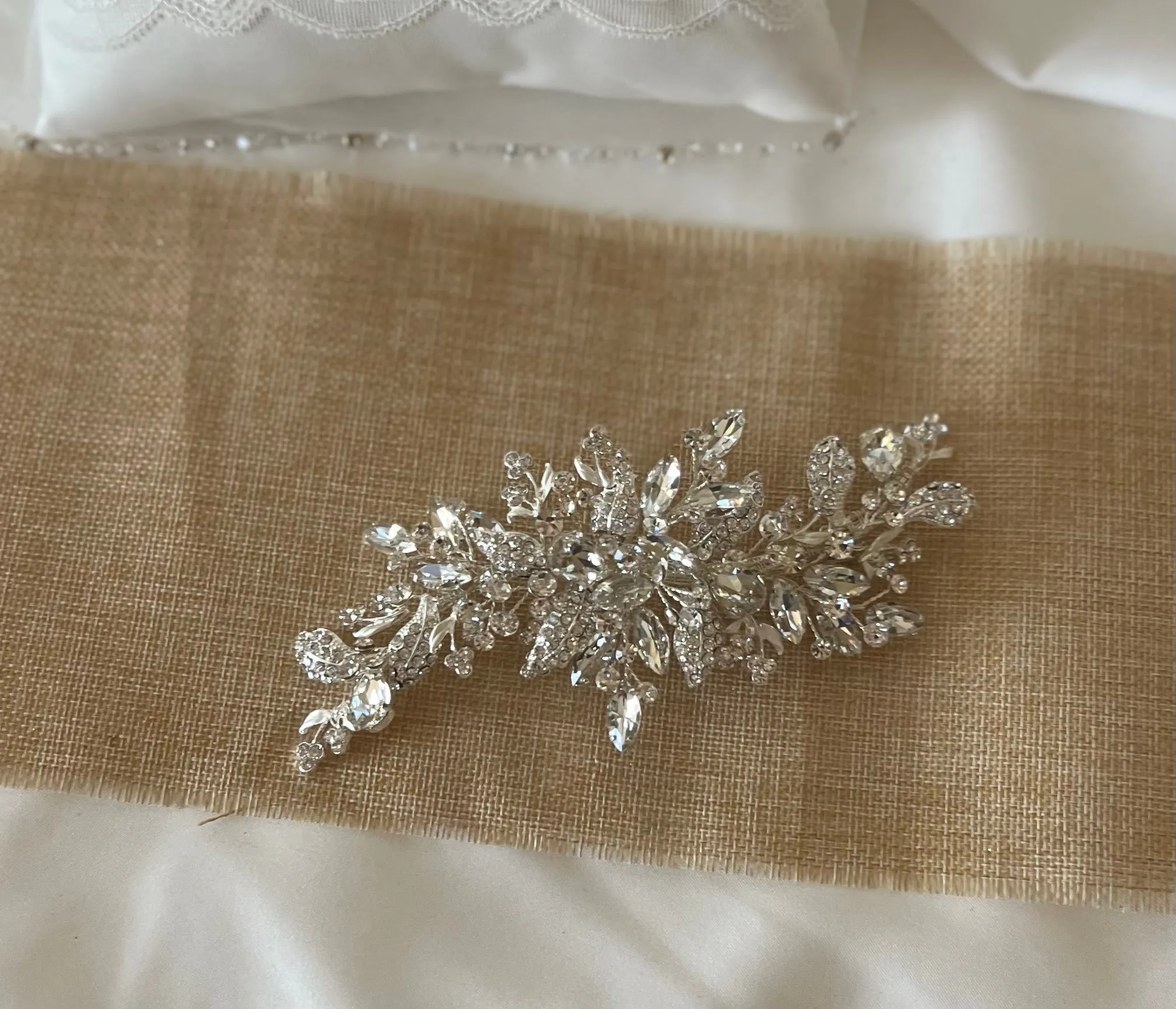 Bridal Hair Accessory, Brilliant Hair Pin for Bride, Headpiece for Bridesmaid