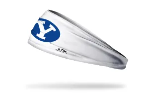 Brigham Young University: Y Logo White Headband