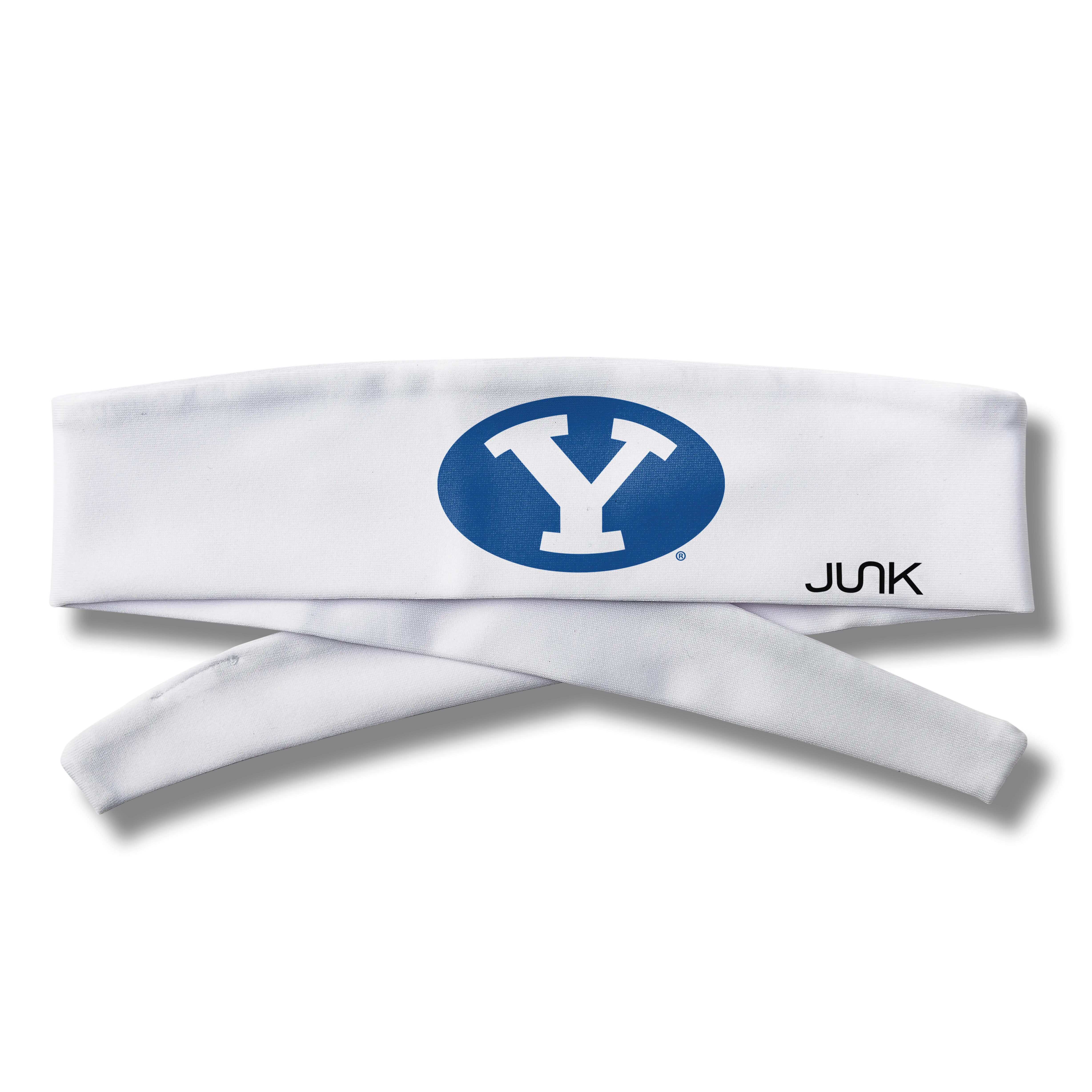 Brigham Young University: Y Logo White Tie Headband