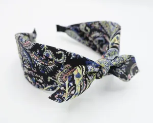 chiffon paisley headband bow knotted hairband Summer hair accessory for women