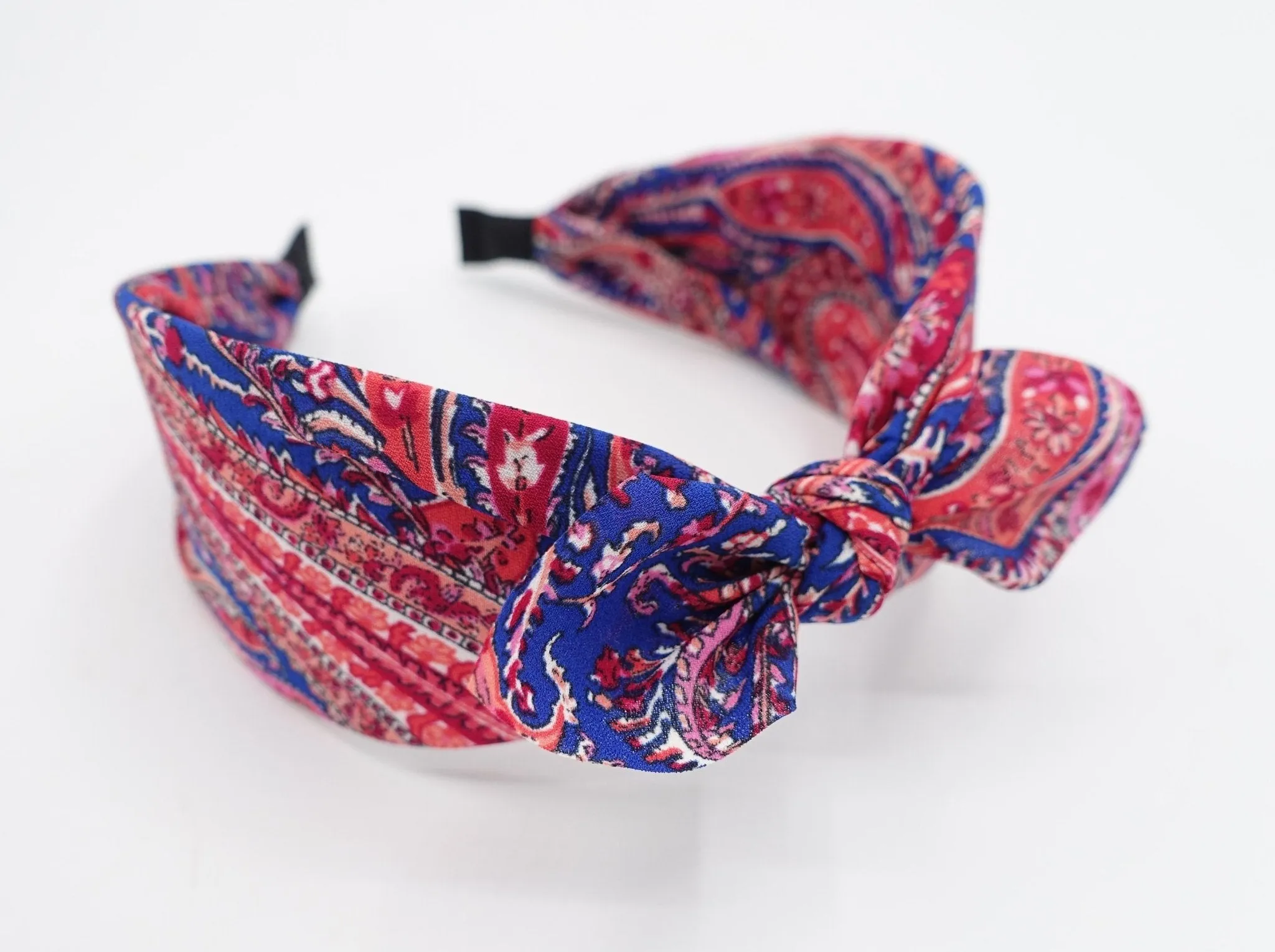 chiffon paisley headband bow knotted hairband Summer hair accessory for women