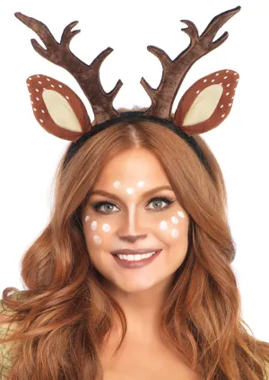 Christmas Woodland Fawn Ear Antler Headband