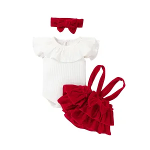 CLARA Ruffle Outfit with Headband