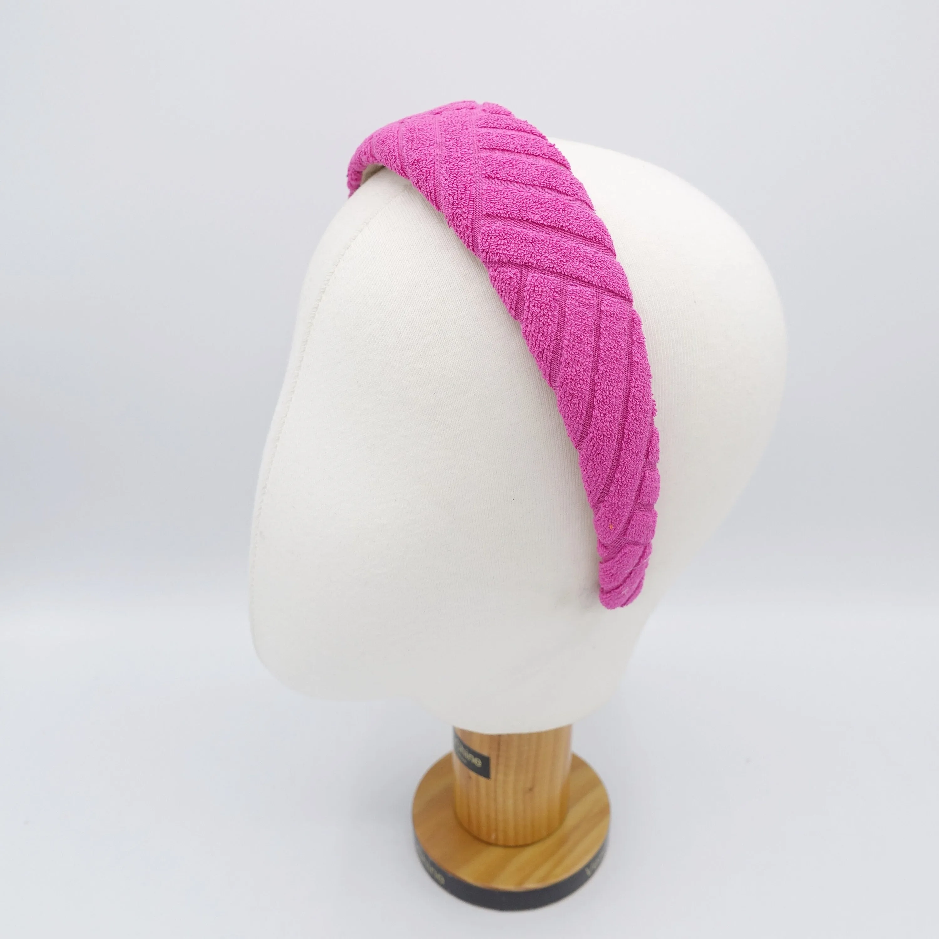 colorful terry headband, padded headband, casual headband for women