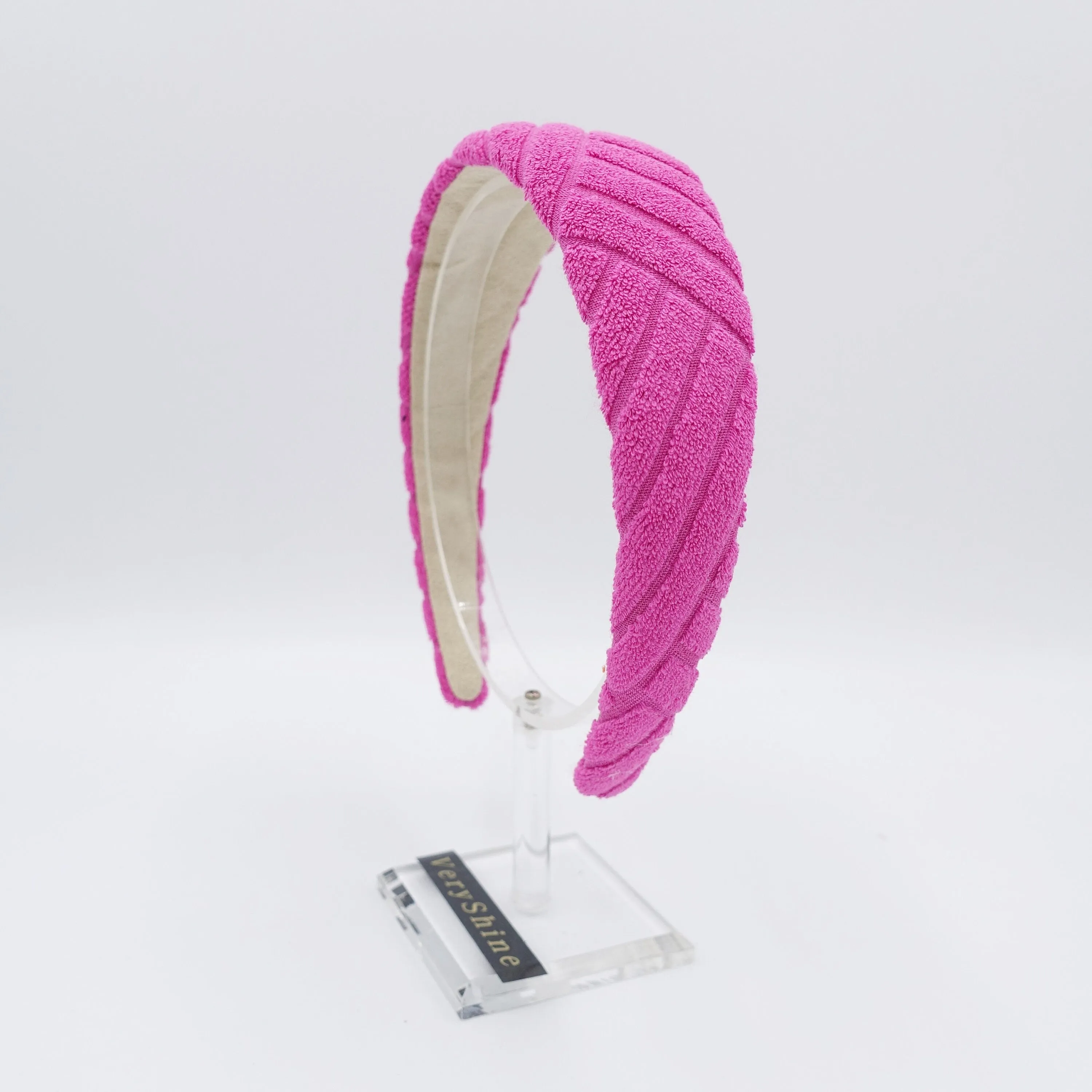 colorful terry headband, padded headband, casual headband for women