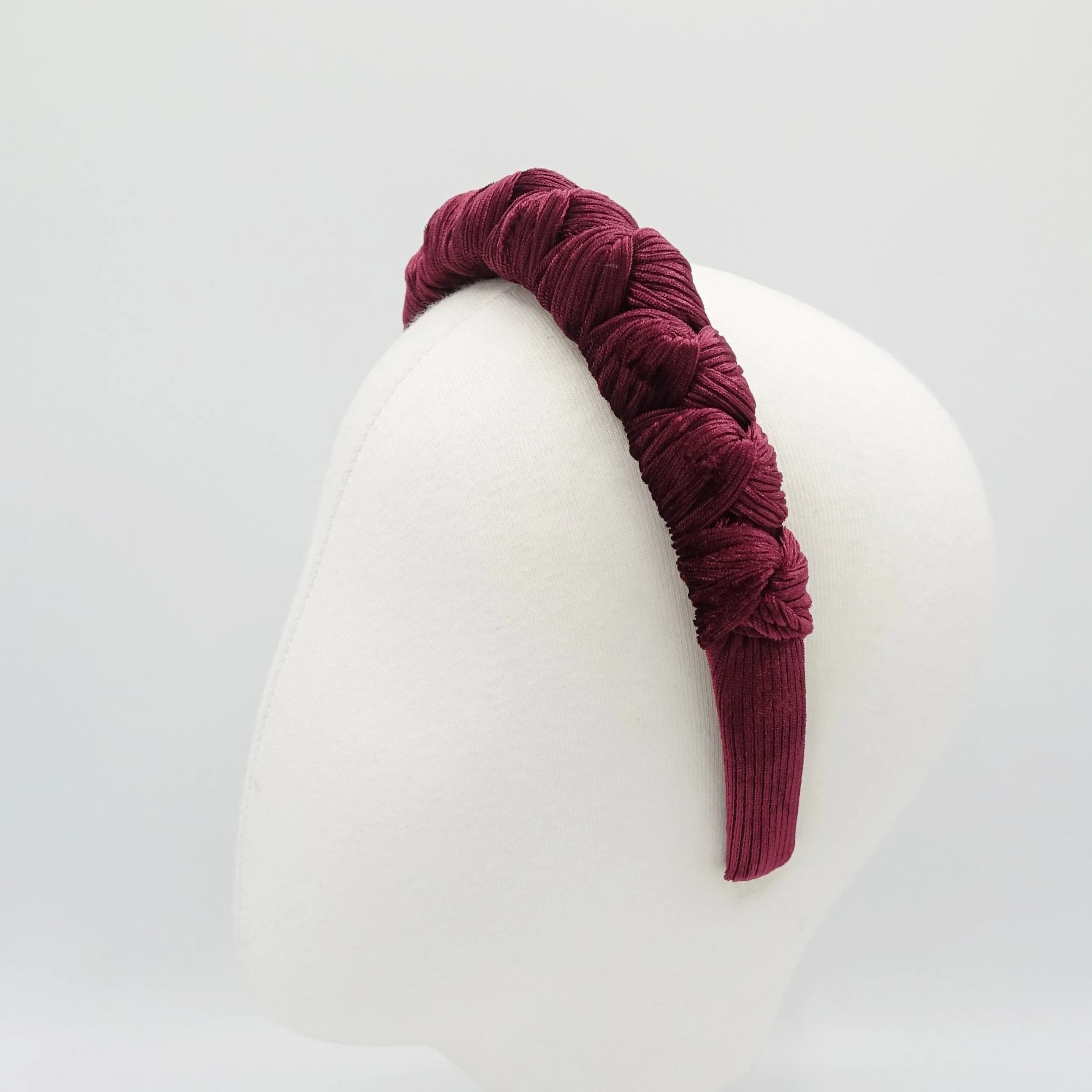 corduroy velvet multi top knot headband cute hairband for women