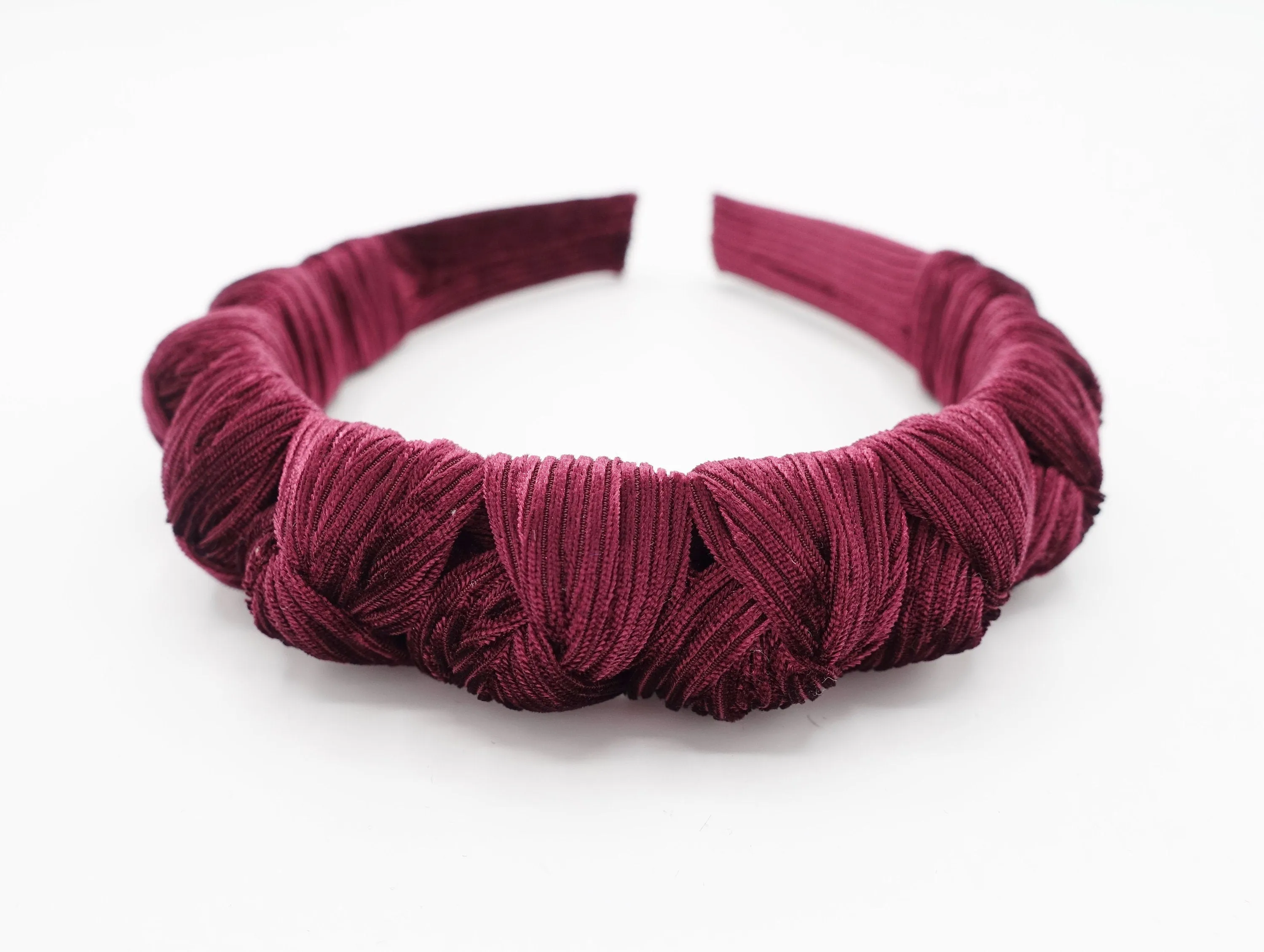 corduroy velvet multi top knot headband cute hairband for women