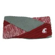 Crimson & Gray Criss Cross Headband