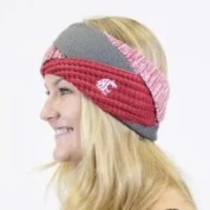 Crimson & Gray Criss Cross Headband