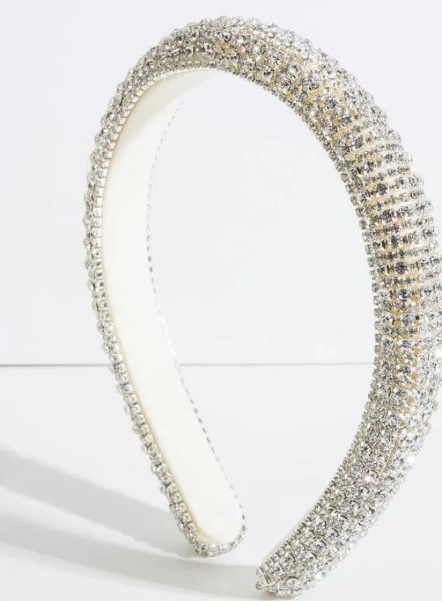 Crystal-Embellished Luxe Headband