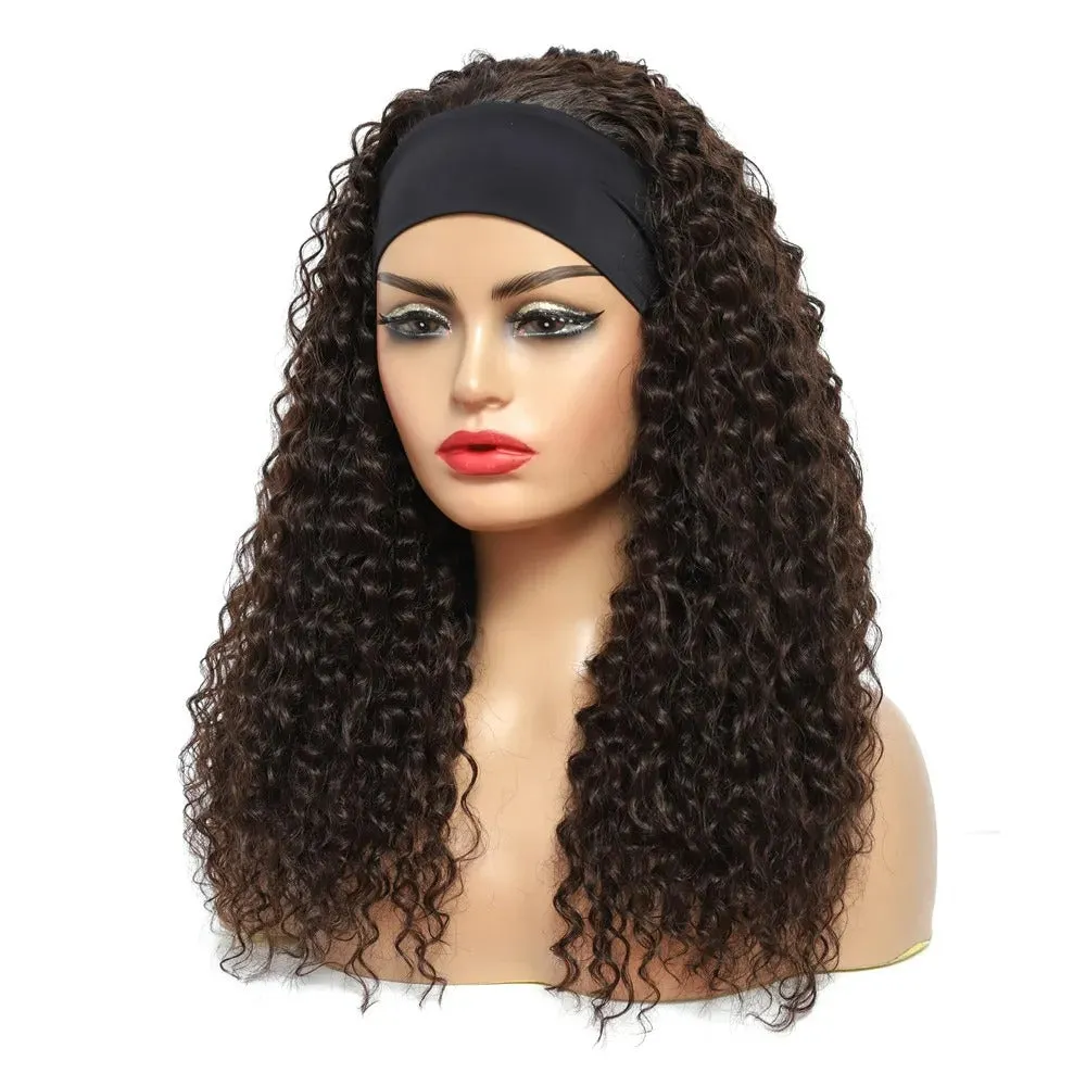 Curly Texture Synthetic Headband Wig