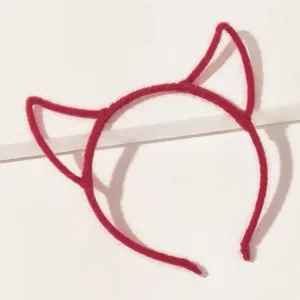 Devil Headband - Handmade Headpiece, Halloween Headpiece, Devil Horns, Devil Headpiece