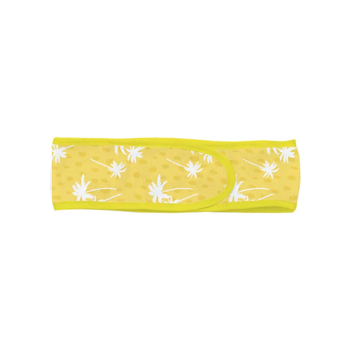 Dotted Palm Tree on Yellow Headband