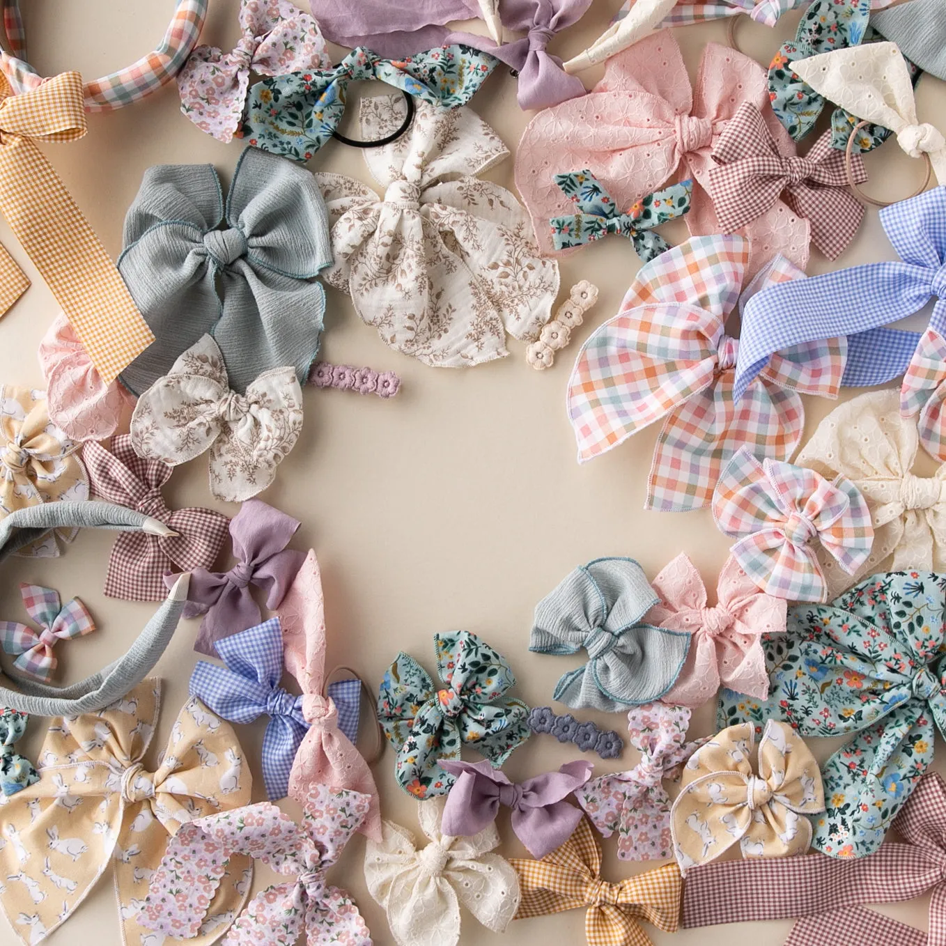 Easter Gingham | Knotted Headband