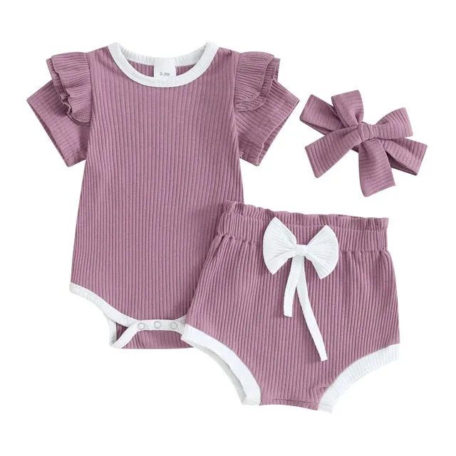 ELOISE Bowtie Ruffle Summer Outfit