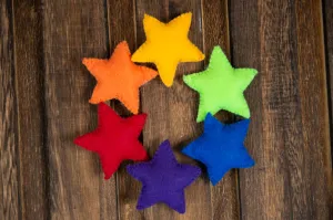 Felt Stars - Pack of 6