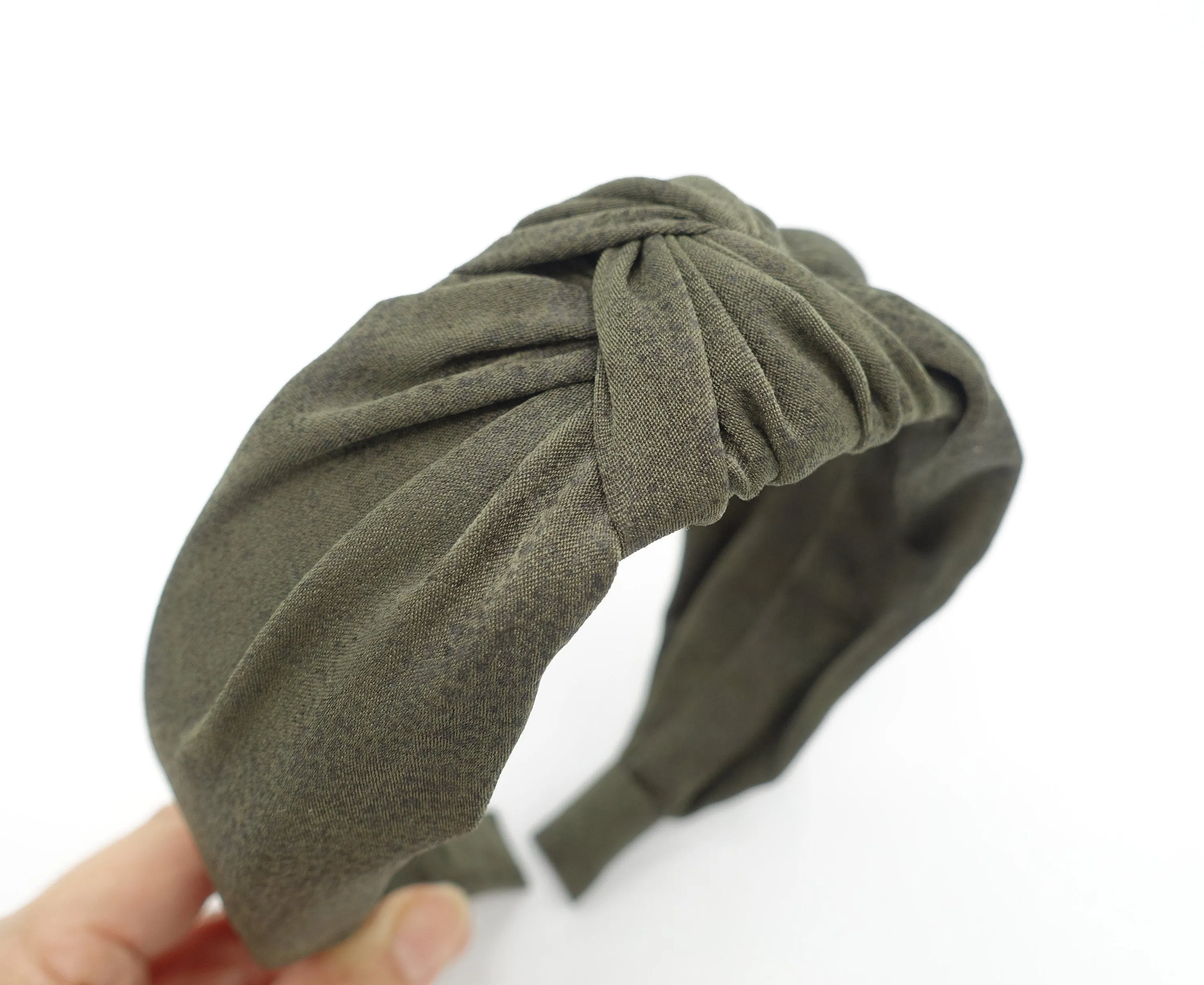 flat knot headband headband processed suede fabric  hairband women hair accessory