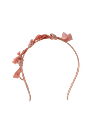 Gingersnap Fringed Bow Headband