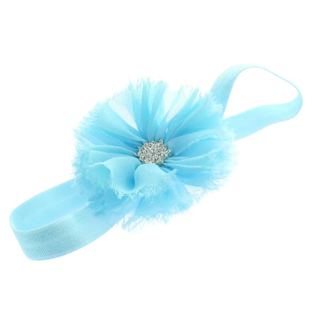 Girls Frayed Ballerina Flower Headband