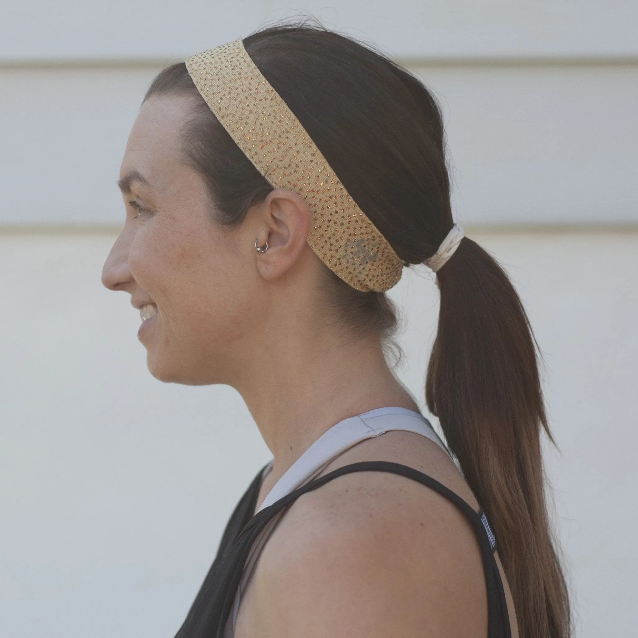 Gold Sparkle Non-Slip Headband