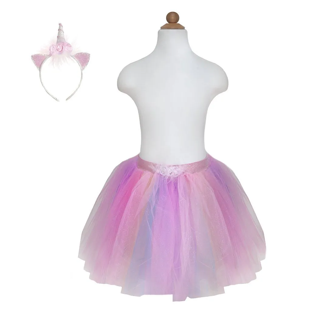 Great Pretenders Unicorn Tutu / Headband  in Pink