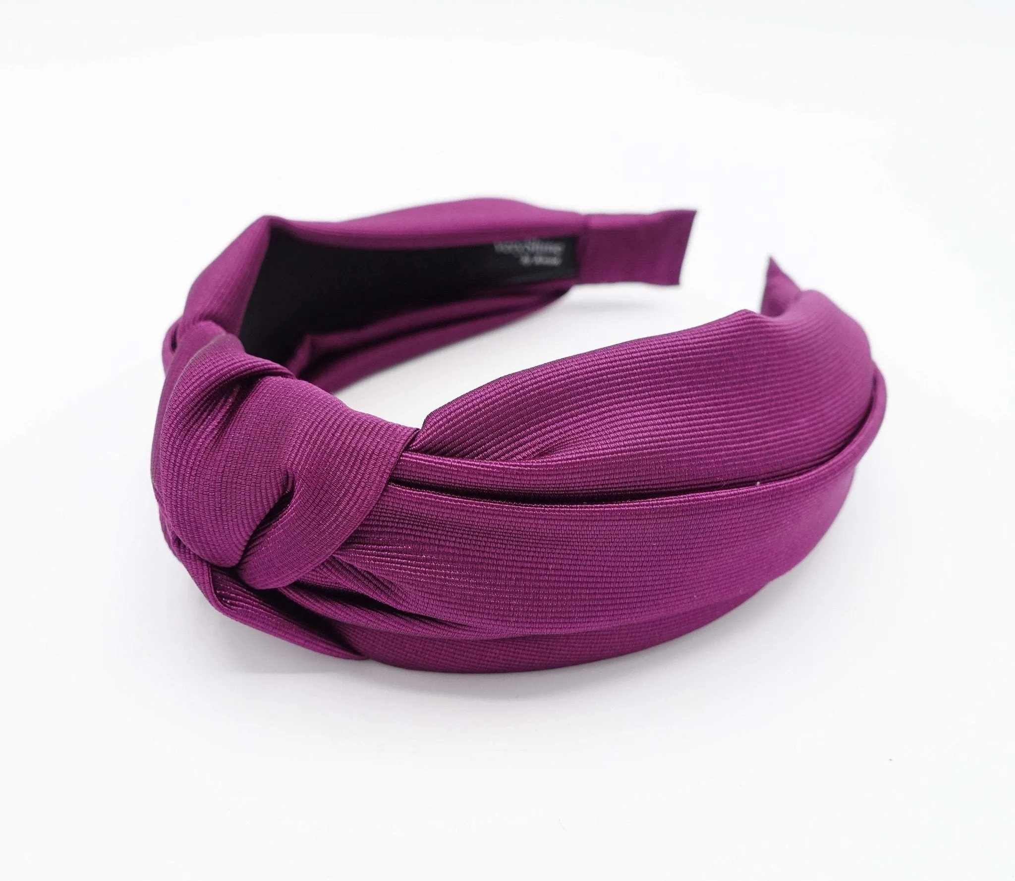 grosgrain top knot headband luxury style pleat hairband woman hair accessory