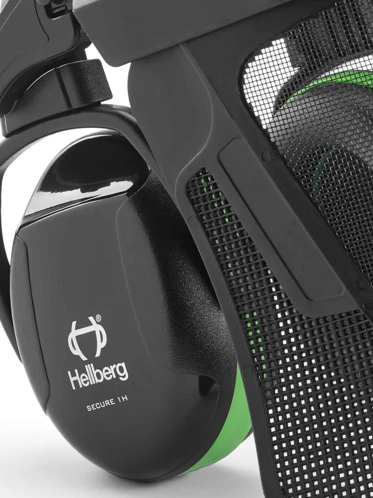 Hellberg&#x20;SECURE&#x20;1H&#x20;Nylon&#x20;Mesh&#x20;Hearing&#x20;&amp;&#x20;Vision&#x20;Protection