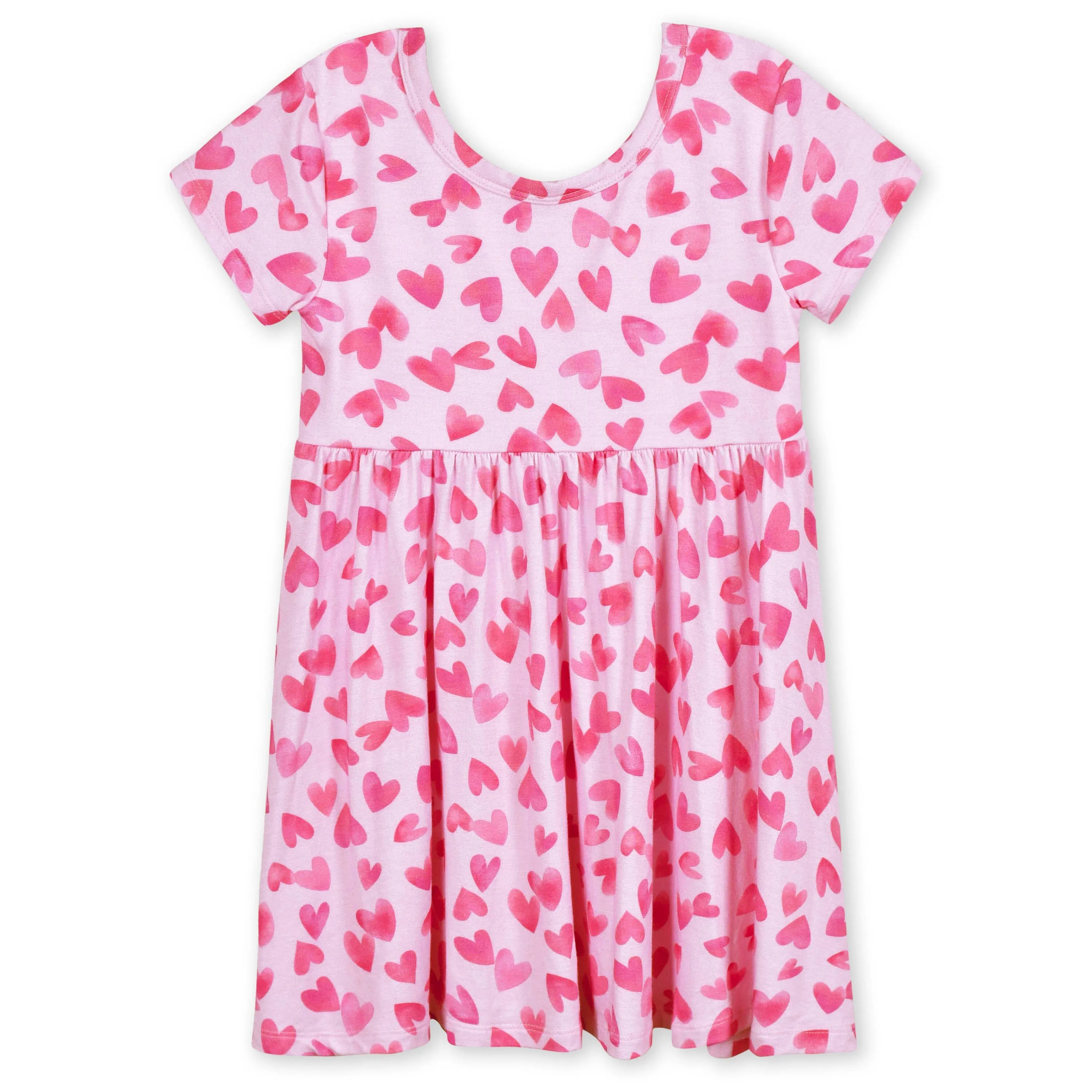 Infant & Toddler Girls Heartfelt Buttery Soft Viscose Made from Eucalyptus Twirl Dress