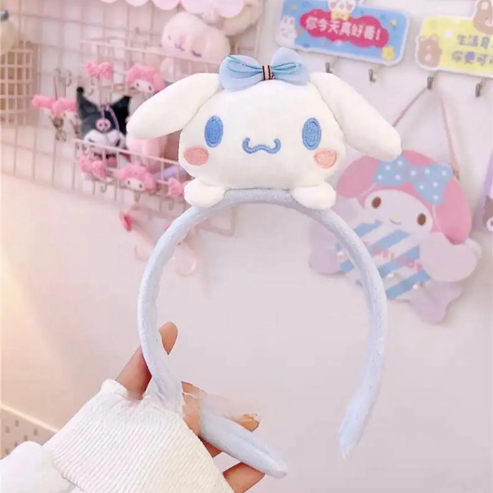 Kawaii Cute HeadbandTrendy Makeup Headband, Kawaii Japanese, spa, soft and light weight, facial headband, skincare, face washing, makeup headband.