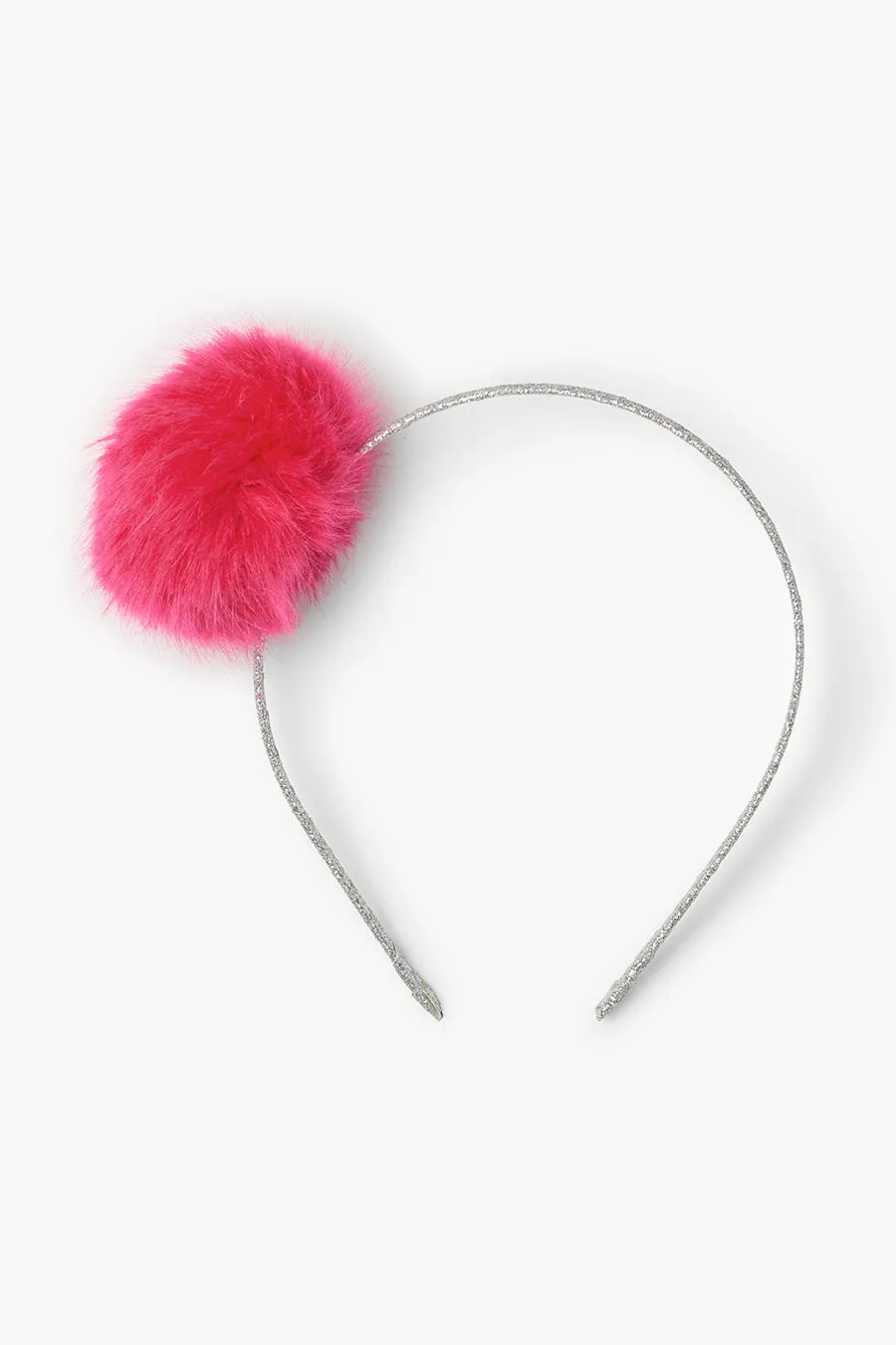 Kids Headband Hatley Pink Pom Pom