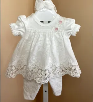 Lace Layette Set